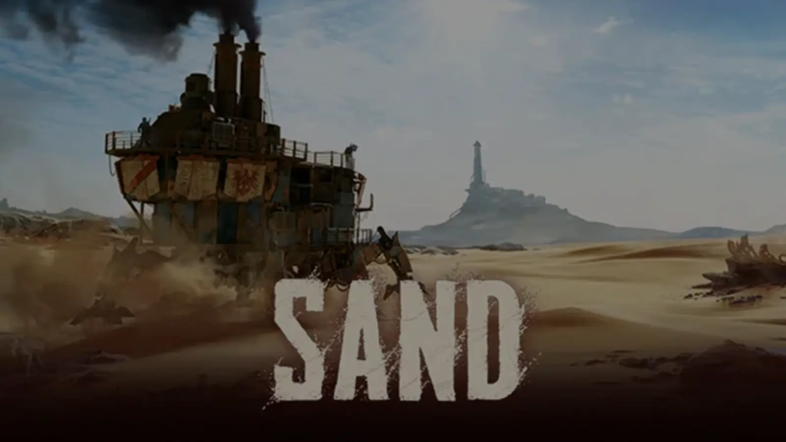 SAND desert route planning editorial visual